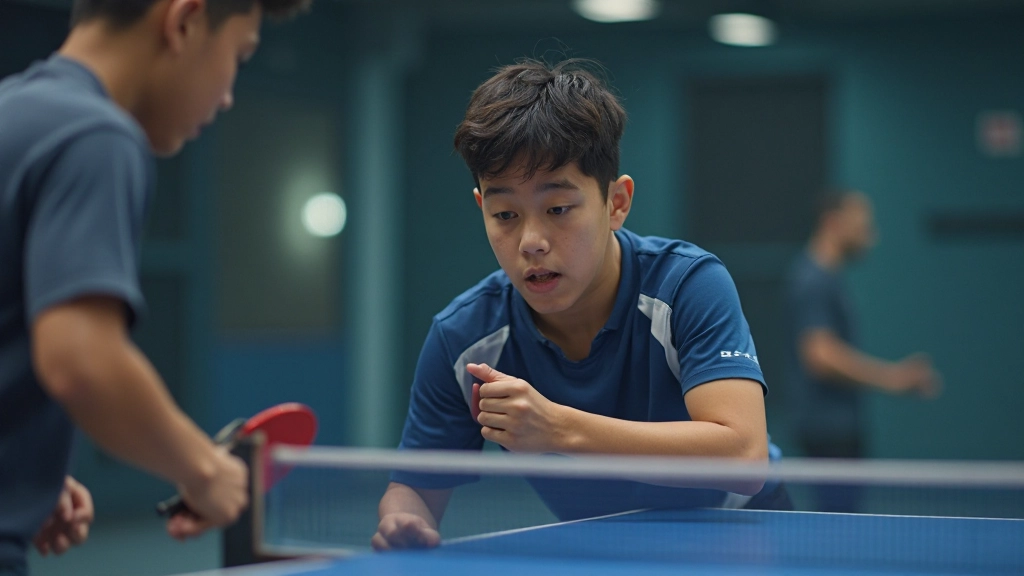 لاعب شاب يستقبل توجيهات من مدربه في جلسة تدريب فردية مركزة